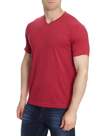 Marl V-Neck T-Shirt